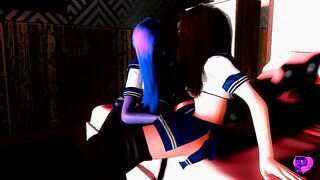 Tracer and Widowmaker the College Feast (Growth Animation)