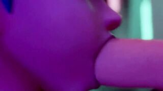 JINX SUCKING A HUGE COCK ANIMATION!!