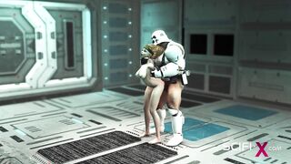 Porn wars! Super intergalactic whore and alien sex in the Universe