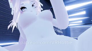 Slut Grinding With Lovense Has Shaking Orgasm Teasing Face Riding Dildo Ride VRChat POV Lap Dance
