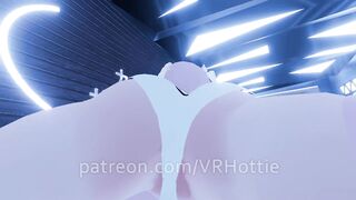 Slut Grinding With Lovense Has Shaking Orgasm Teasing Face Riding Dildo Ride VRChat POV Lap Dance