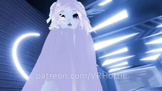 Slut Grinding With Lovense Has Shaking Orgasm Teasing Face Riding Dildo Ride VRChat POV Lap Dance