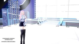 MMD Kep1er - Up! Ahri Seraphine Kaisa Hot Kpop Dance League Of Legends KDA AllOut