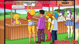 Fuck Tent! Springfield's Carnival has begun! The Simptoons, Simpsons porn