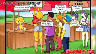 Fuck Tent! Springfield's Carnival has begun! The Simptoons, Simpsons porn