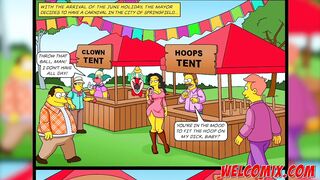 Fuck Tent! Springfield's Carnival has begun! The Simptoons, Simpsons porn