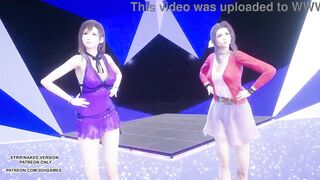 [MMD] TAEYEON - INVU Aerith Tifa Lockhart Hot Kpop Dance Final Fantasy Uncensored Hentai