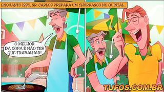 Putaria na Copa do Mundo! Os Sacanas e a torcida da sacanagem!