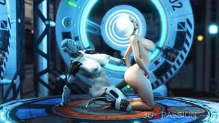 Sex cyborg futa gederation 7. Super fuck system in the sci-fi lab