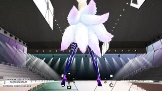 MMD CHUNG HA - PLAY KDA Ahri Sexy Kpop Dance League Of Legends Uncensored Hentai
