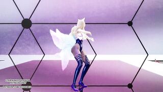 MMD CHUNG HA - PLAY KDA Ahri Sexy Kpop Dance League Of Legends Uncensored Hentai