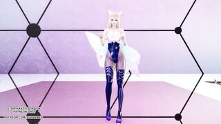 MMD CHUNG HA - PLAY KDA Ahri Sexy Kpop Dance League Of Legends Uncensored Hentai