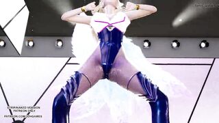 MMD CHUNG HA - PLAY KDA Ahri Sexy Kpop Dance League Of Legends Uncensored Hentai