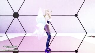 [MMD] CHUNG HA - PLAY KDA Ahri Sexy Kpop Dance League Of Legends Uncensored Hentai