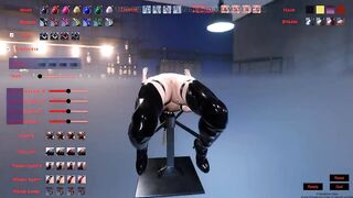 Hardcore Latex Metal Bondage Game