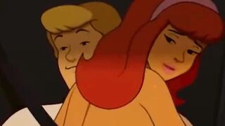 VELMA AND DAPHNE FUCKED IN A CAR!!