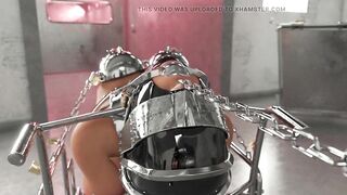 Dominated Slave Chained to a Wheelchair 3D BDSM Animation