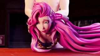 League of Legends - KDA Seraphine Creampies