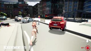 Hentai VS Virus: I am Waifu - All Achievements Gameplay