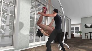 Bondage Couple At Home