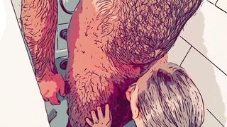 Cartoon Hottie Blowjob and Fucked