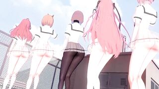 【KKVMD / MMD】WiggleWiggle 一花 二乃 三玖 四葉 五月【五等分の花嫁】