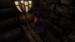 Vorny Kobold Showing Off Her Full Noisy Gut