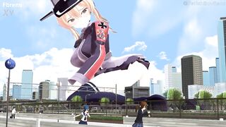 Giantess Prinz Eugen [MMD]