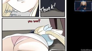 Beautiful blonde loves bdsm