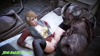Kate Denson and The Trapper fuck on a hospital bed! (Dead by Daylight)