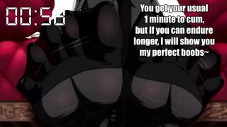 Fubuki's Hentai JOI (HARD Humiliaton, Feet, Quickshot, Femdom, Censorship, Boobs)