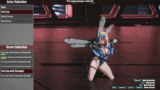 Ophelia Plays 'Pure Onyx' - Animation Gallery - Fem Cop & Vioreaper (No Commentary)