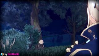 Jean being fucked by Hilichurl into both pussy and ass (Genshin Impact 3d animation loop with sound)