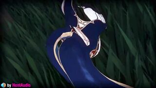 Jean being fucked by Hilichurl into both pussy and ass (Genshin Impact 3d animation loop with sound)