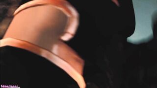 DEAD OR ALIVE honora Resident evil 2 fucked by huge ass of giant monster huge penis p4