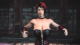 DEAD OR ALIVE honora Resident evil 2 fucked by huge ass of giant monster huge penis p4