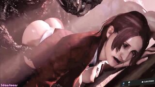 Student fucked by huge ass monster
