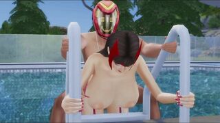 Rent A Stepson 2 - Cosplay Milf Fucking