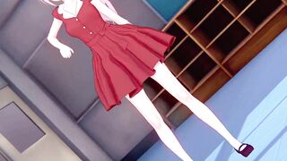 【KKS／MMD】【4K／60FPS】"Phone Number" 式守さん【可愛いだけじゃない式守さん】