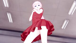 【KKS／MMD】【4K／60FPS】"Phone Number" 式守さん【可愛いだけじゃない式守さん】