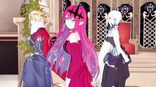 【KKVMD MMD】Girl's Day - Expectation アルトリア〔ランサー〕 妖精騎士トリスタン モルガン【FateGrand Order】