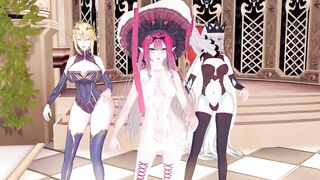 【KKVMD MMD】Girl's Day - Expectation アルトリア〔ランサー〕 妖精騎士トリスタン モルガン【FateGrand Order】