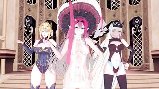 【KKVMD MMD】Girl's Day - Expectation アルトリア〔ランサー〕 妖精騎士トリスタン モルガン【FateGrand Order】
