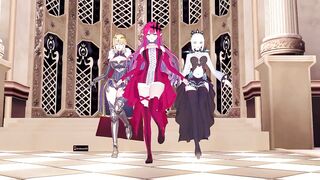 【KKVMD MMD】Girl's Day - Expectation アルトリア〔ランサー〕 妖精騎士トリスタン モルガン【FateGrand Order】