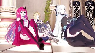 【KKVMD MMD】Girl's Day - Expectation アルトリア〔ランサー〕 妖精騎士トリスタン モルガン【FateGrand Order】