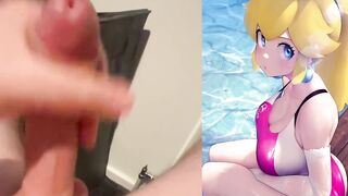 JERKING OFF TO PRINCESS PEACH