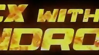 A sexy hot cuffed ebony gets fucked hard by a sex cyborg