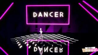 3D naked dance in stockings
