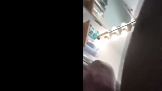 Step Mom Caught Step Son Spying on Her and help him to Cum Quick