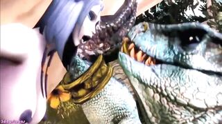 Legend of Legends penetration by giant monster